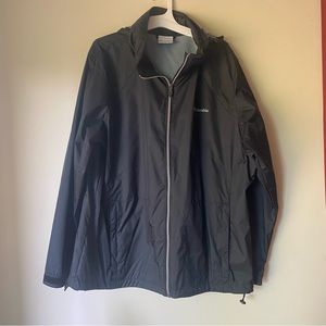 Columbia Women's Switchback III Rain Jacket with Hood Black Size 1X